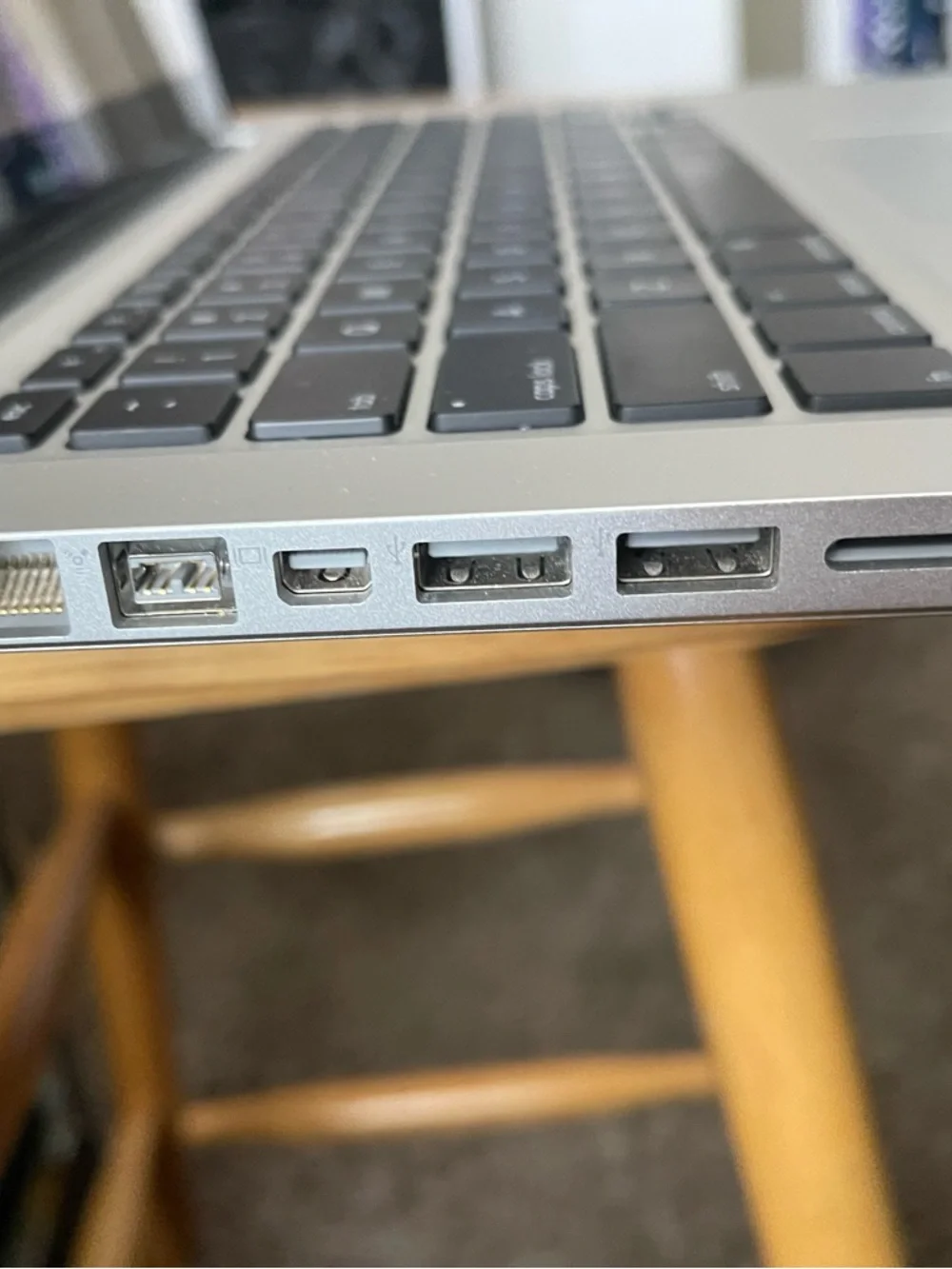 Apple MacBook Pro Aluminum Laptop with Black Keyboard